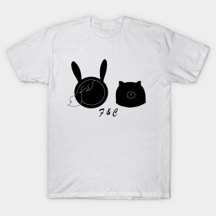 Fionna And Cake Silhouette T-Shirt